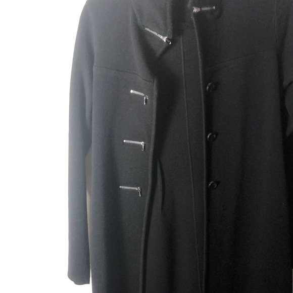 Vintage Black Carlisle 100% Merino Wool Jacket With Silver Hardware! - Picture 4 of 11